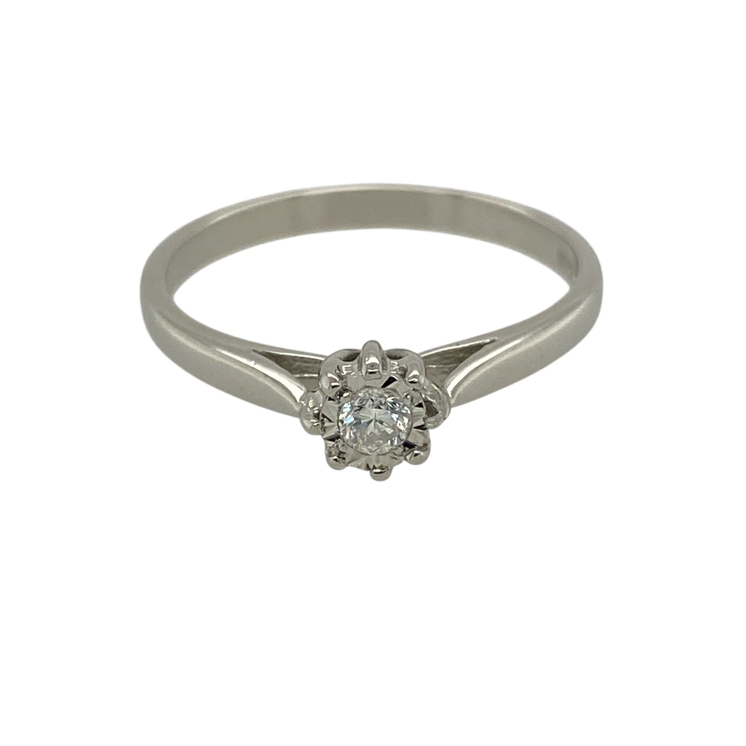 Platinum & Diamond Set Solitaire Ring