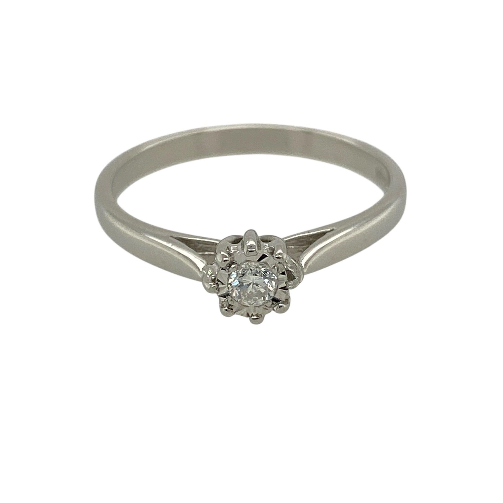 Platinum & Diamond Set Solitaire Ring