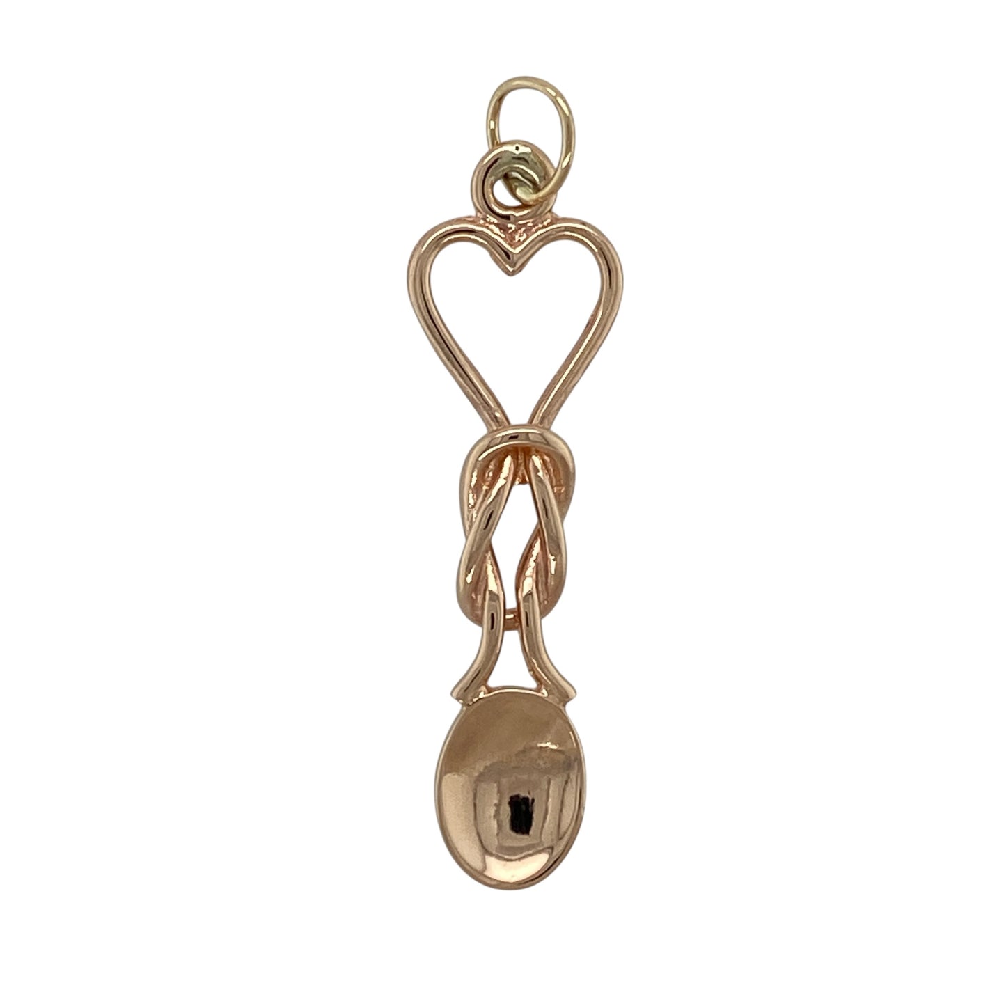 9ct Gold Clogau Lovespoon Heart Pendant