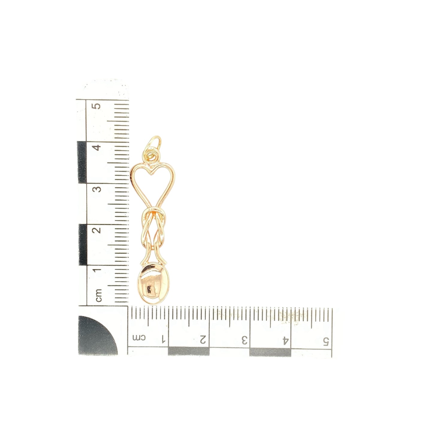 9ct Gold Clogau Lovespoon Heart Pendant