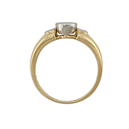 18ct Gold Diamond & Sapphire Set Ring
