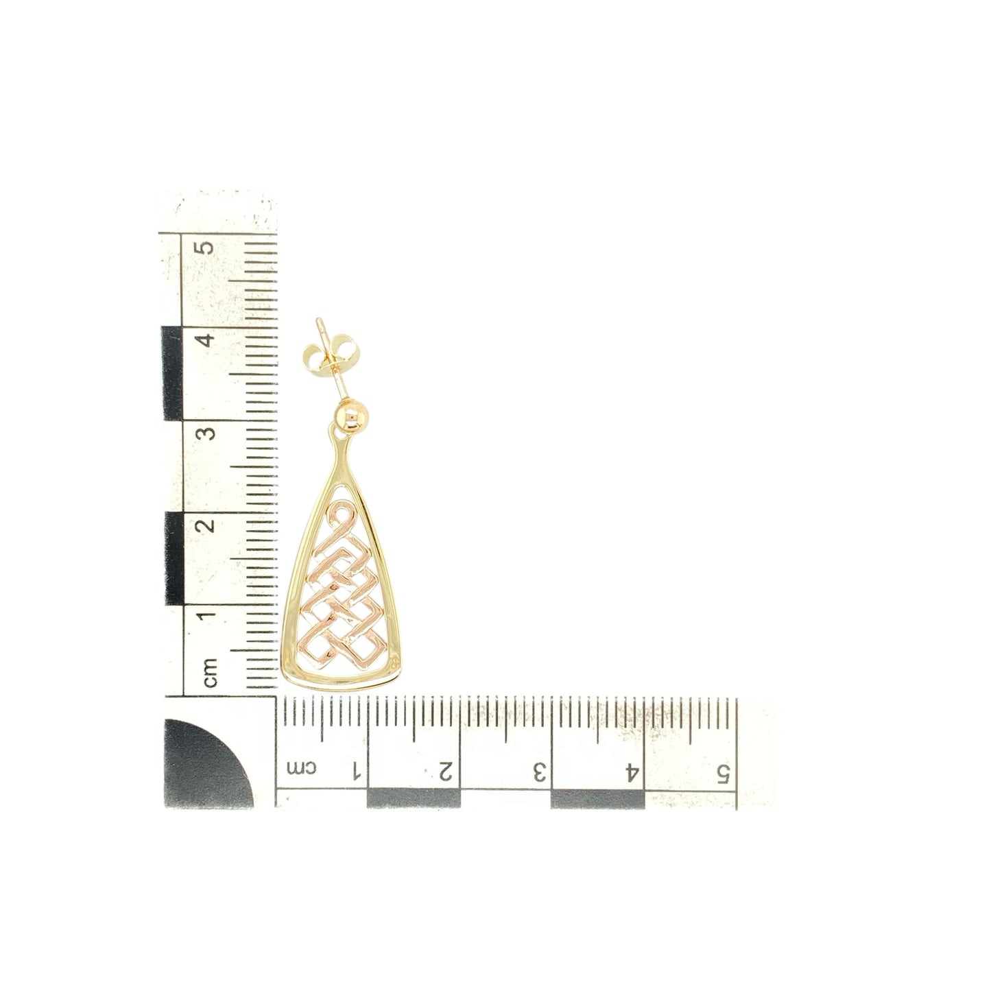 9ct Gold Clogau Lady Guinevere Drop Earrings