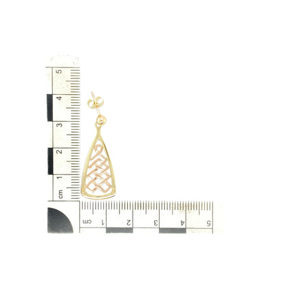 9ct Gold Clogau Lady Guinevere Drop Earrings