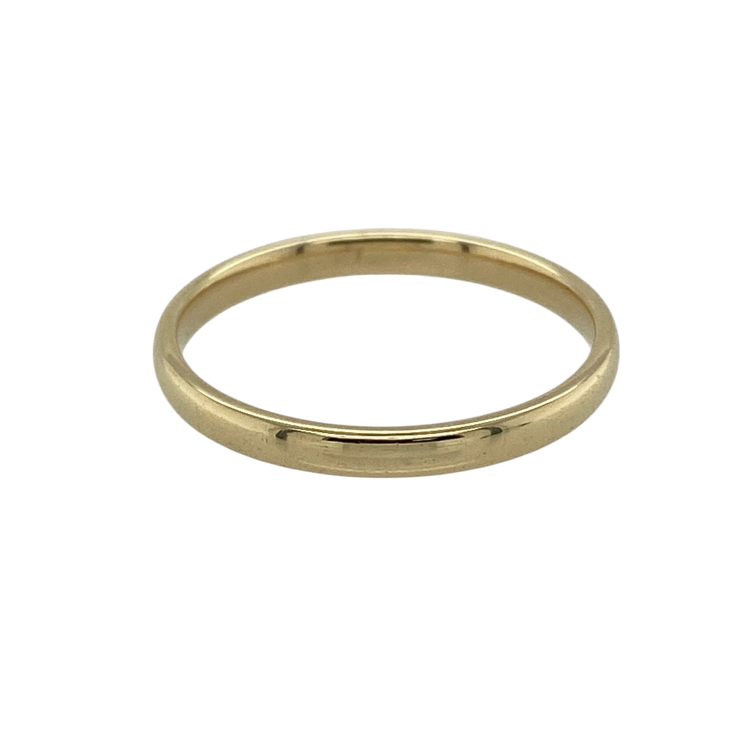 9ct Gold 2mm Wedding Band Ring