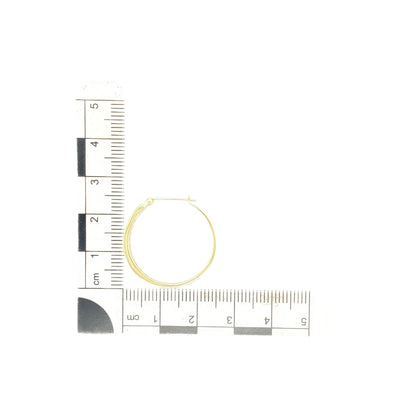 9ct Gold & Diamond Set Hoop Creole Earrings