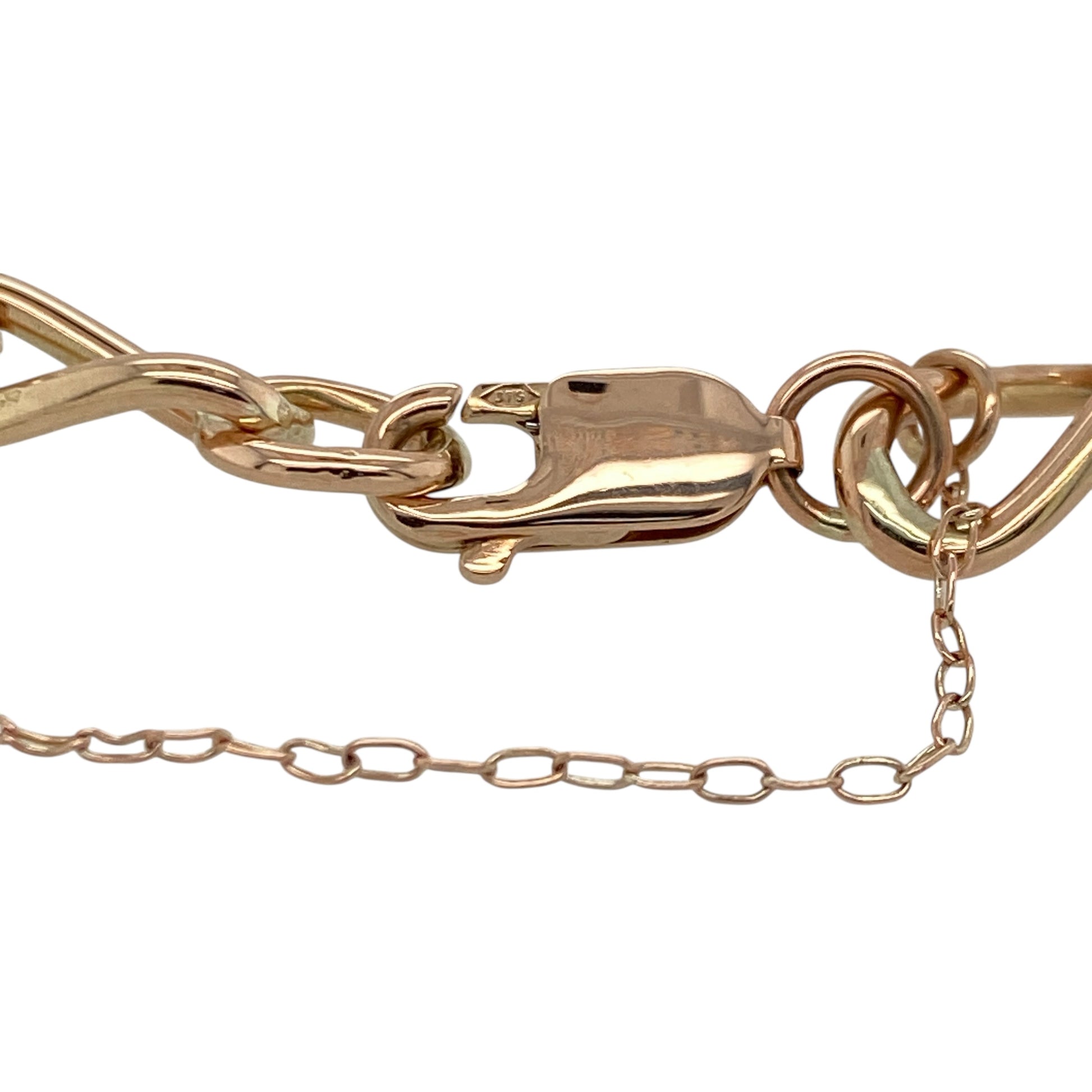 Add warm tone and classic character to your jewellery collection with this pre-owned 9ct rose gold open curb charm bracelet, offering timeless style with a substantial feel.

Design: This bracelet features an open curb link pattern, creating a bold and traditional look ideal for displaying charms. The links measure approximately 7mm in width, giving the bracelet a strong and well-balanced presence.