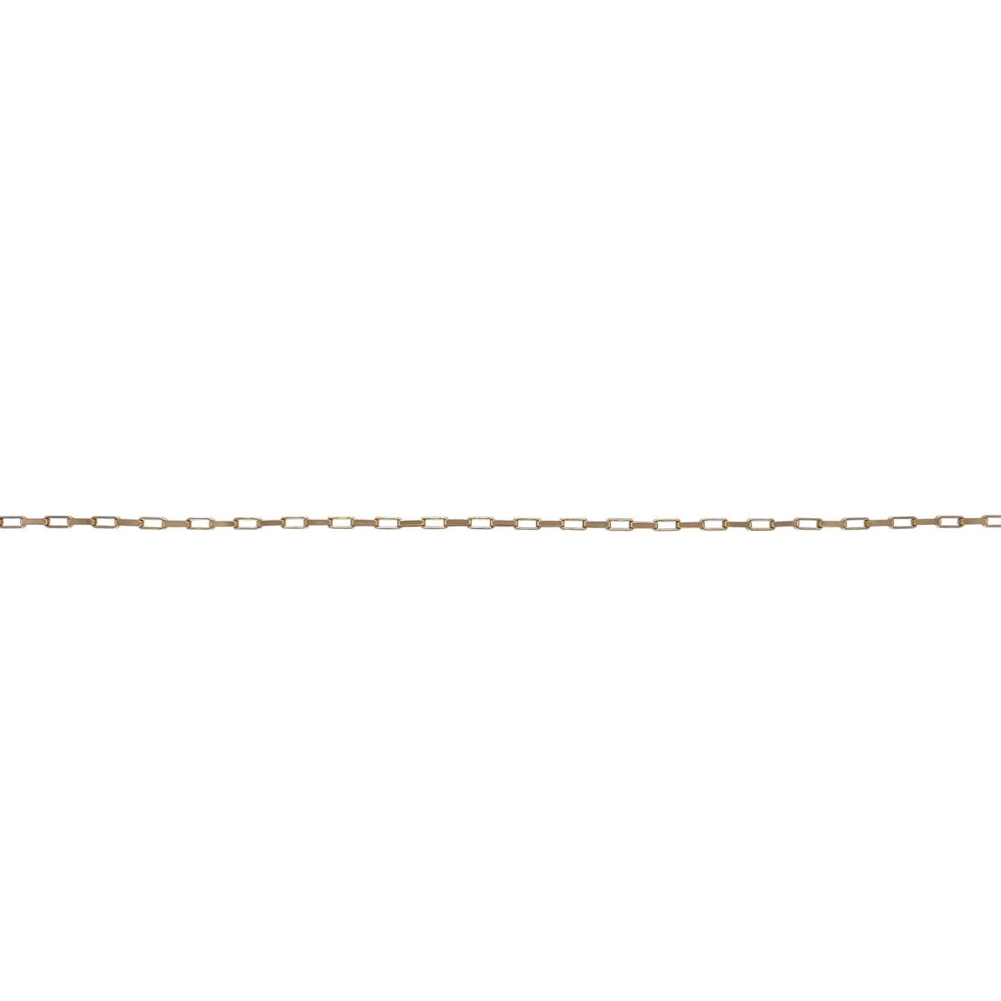 9ct Gold 16" Long Box Chain