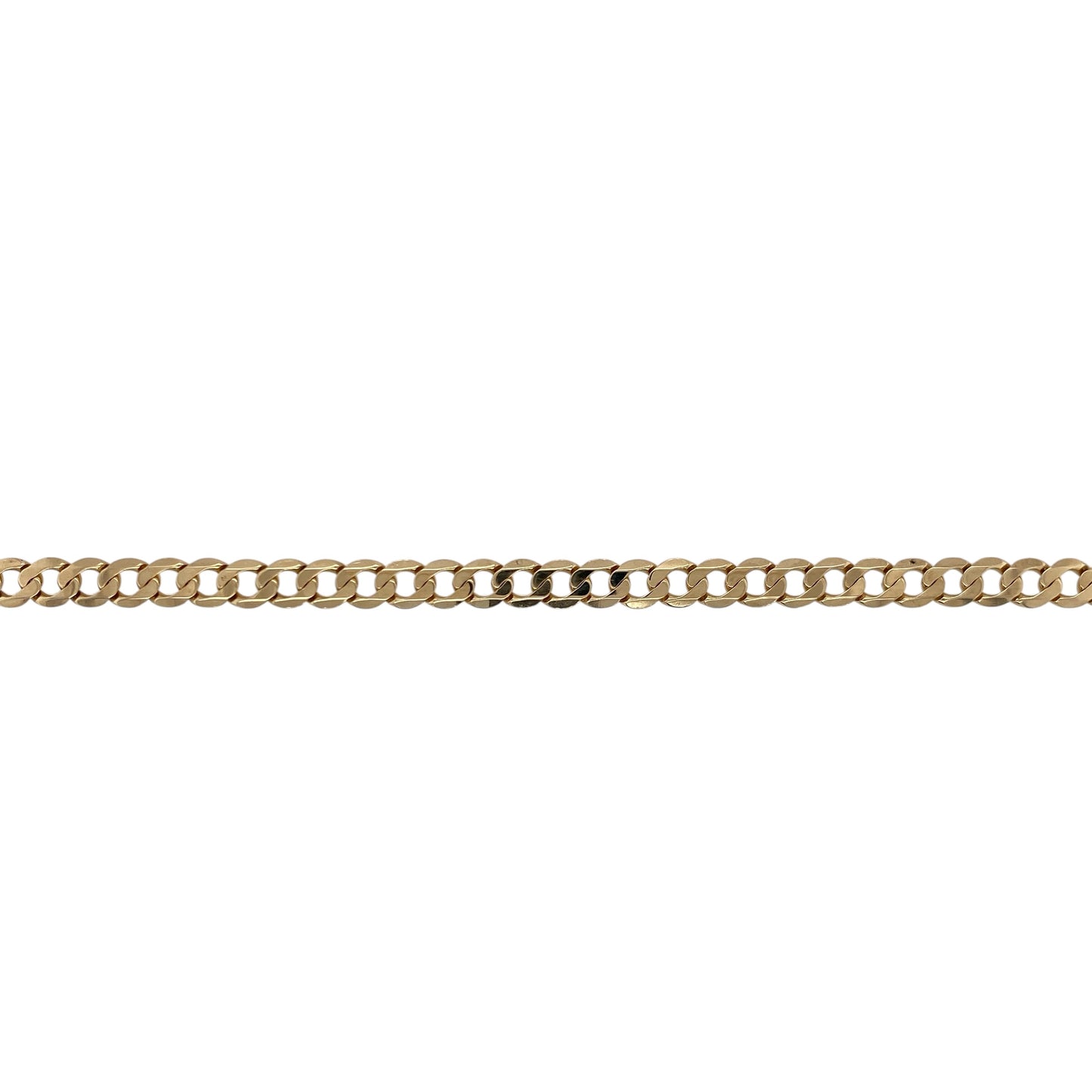 9ct Gold 7.5" Curb Bracelet