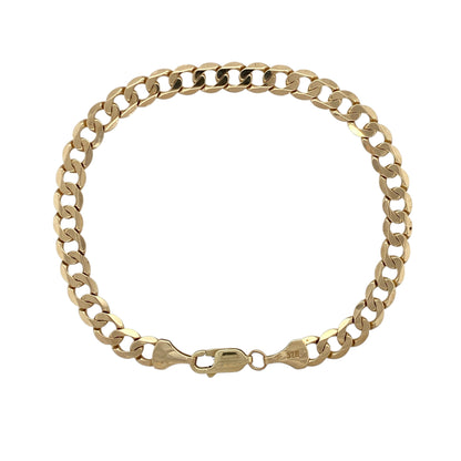9ct Gold 7.5" Curb Bracelet