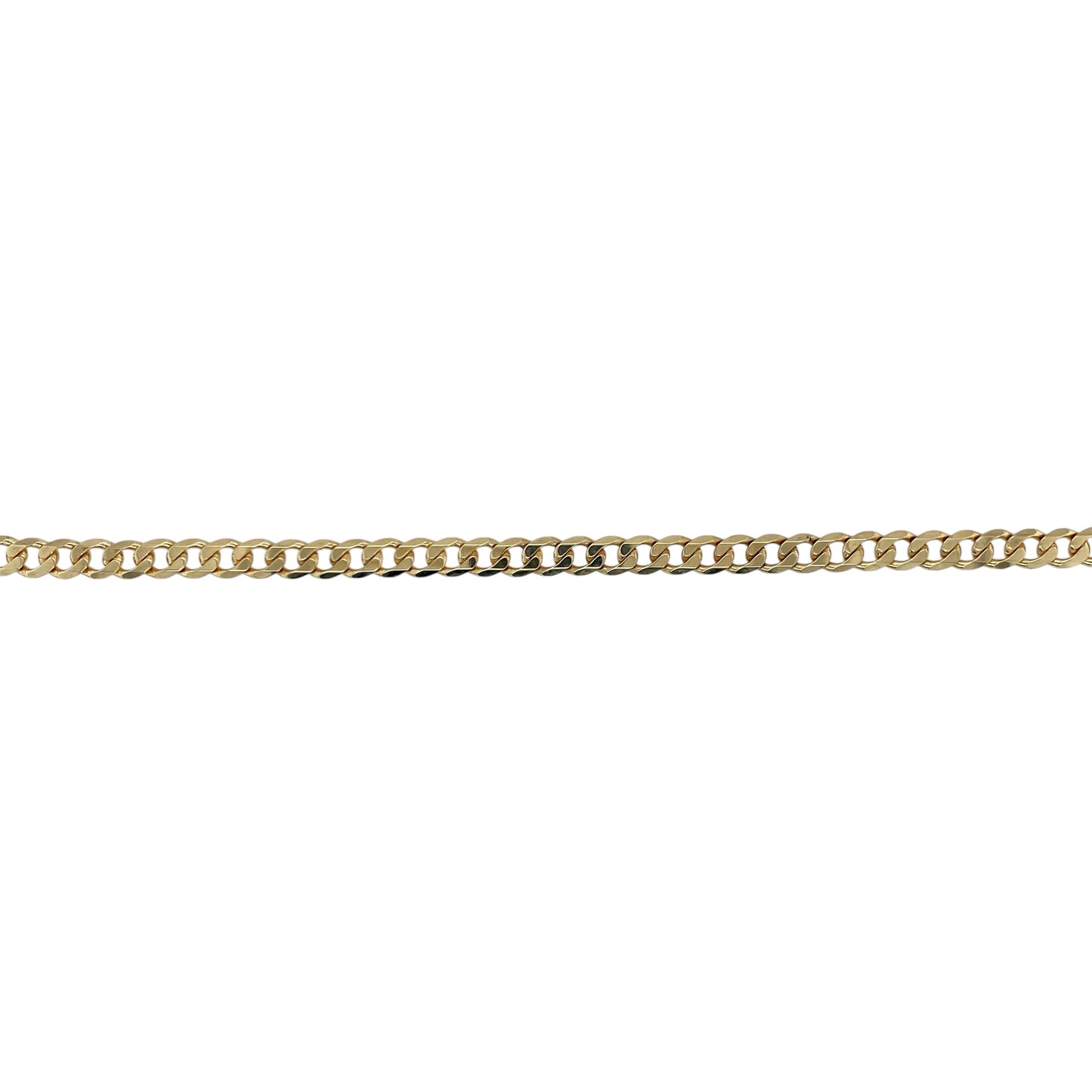 9ct Gold 8" Curb Bracelet