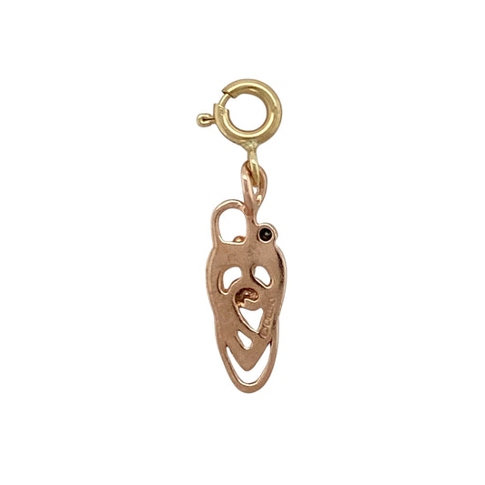 Celebrate meaningful design with this pre-owned 9ct yellow and rose gold diamond set Celtic style knot Clogau clip-on charm, combining symbolic heritage with delicate sparkle. A beautiful addition to a charm bracelet or necklace.

Design: The charm features an intricate Celtic knot motif, symbolising eternity and interconnectedness. Subtle diamond detailing adds refined brilliance, enhancing the flowing curves of the knot design while maintaining an elegant and wearable look.