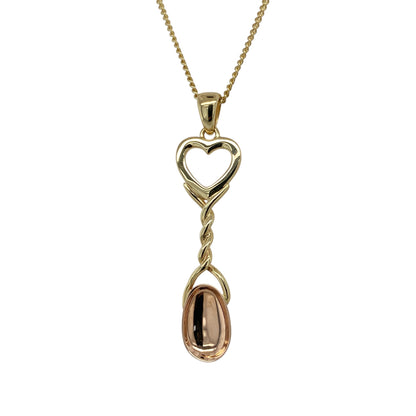 9ct Gold Clogau Lovespoon 18" - 22" Necklace