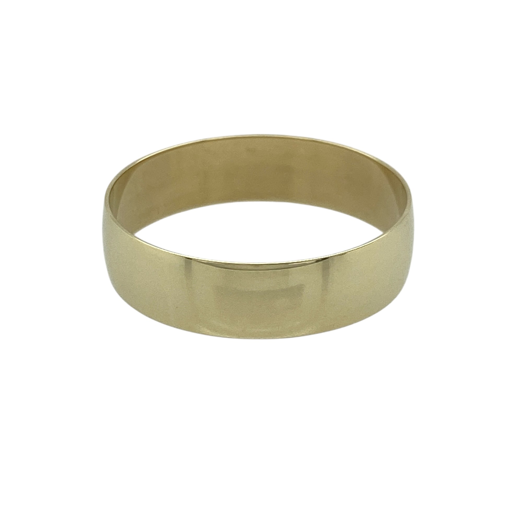 9ct Gold 6mm Wedding Band Ring