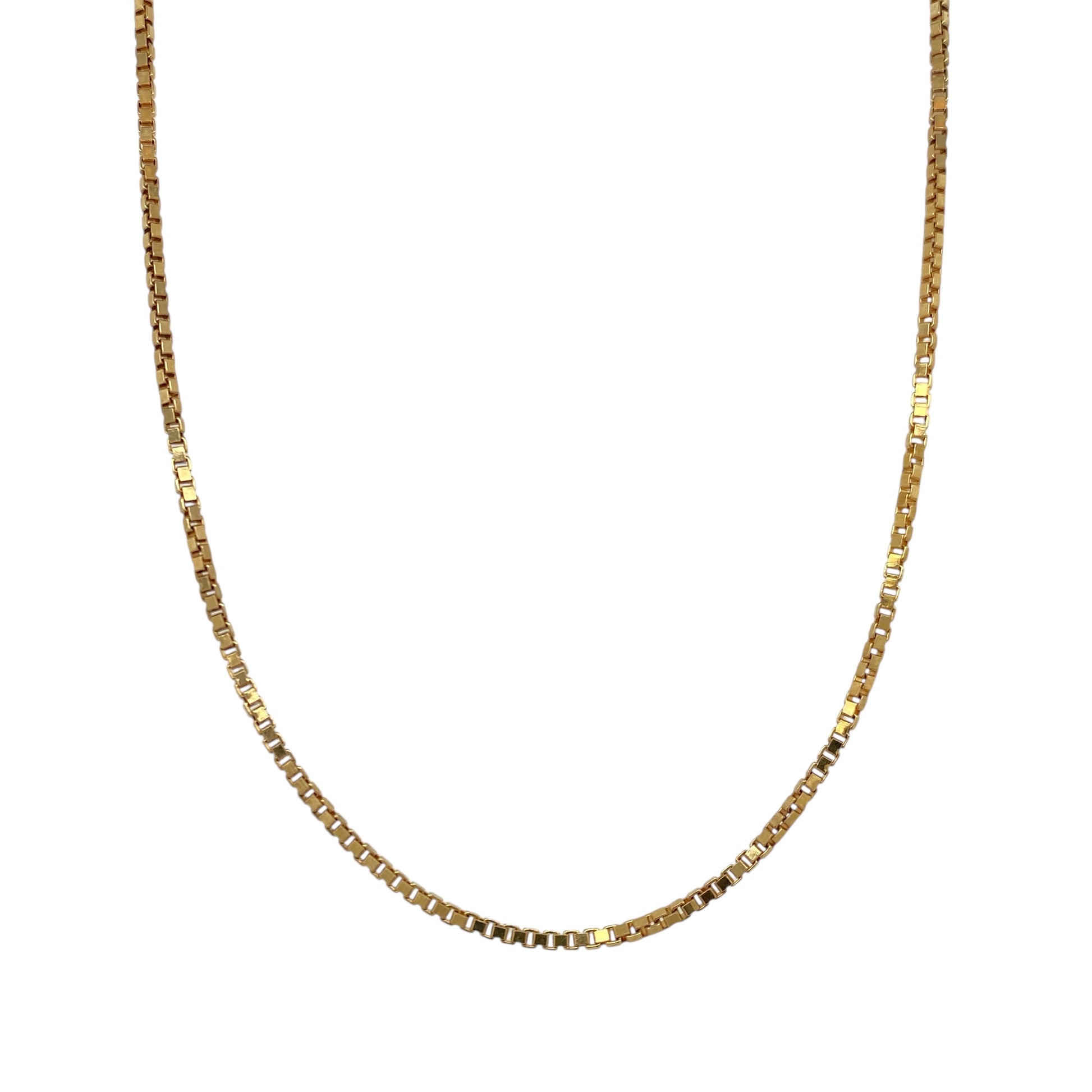 9ct Gold 17" Box Chain