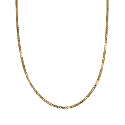 9ct Gold 17" Box Chain