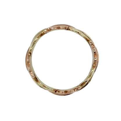 9ct Gold Clogau Royal Oak Leaf Band Ring