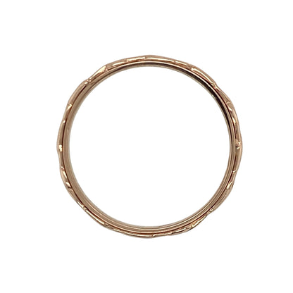 9ct Gold Clogau Tree of Life Cariad Band Ring