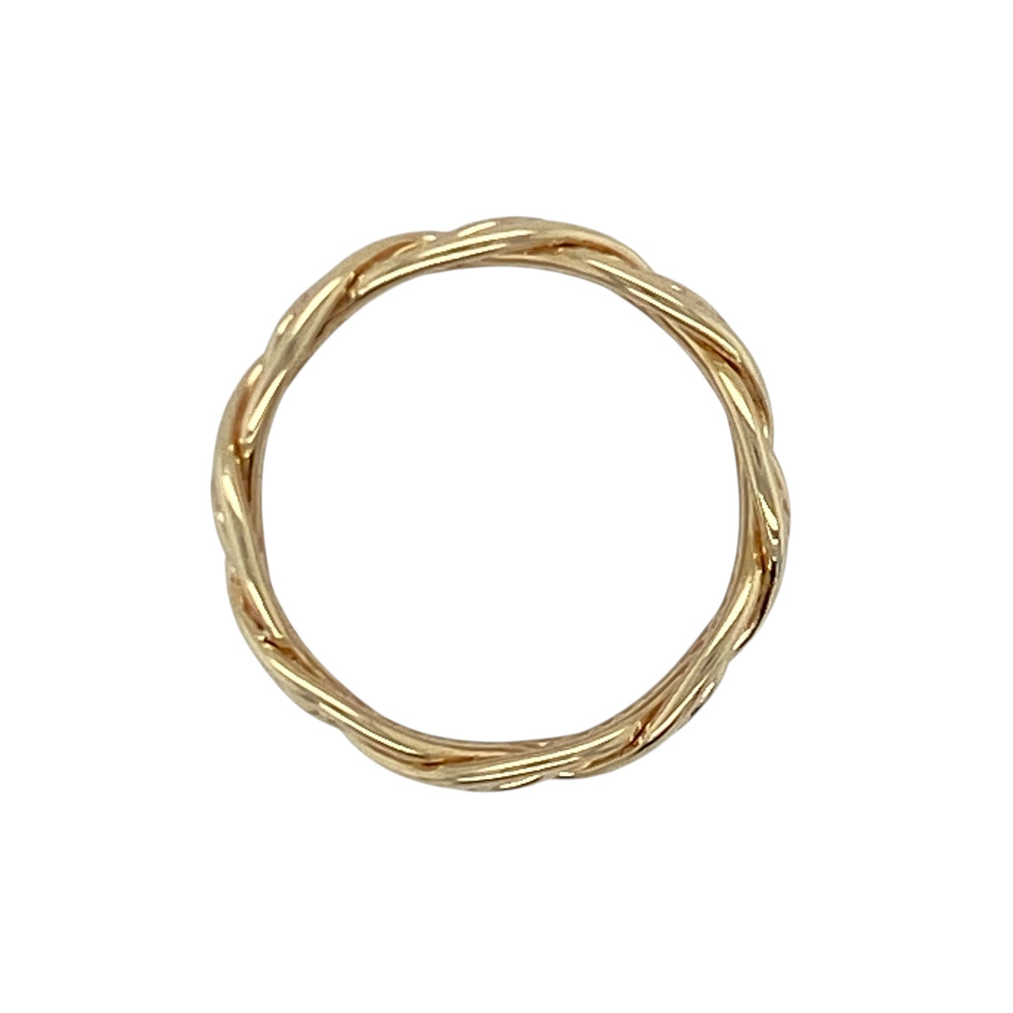 9ct Gold Clogau Twisted Rope Interwoven Band Ring