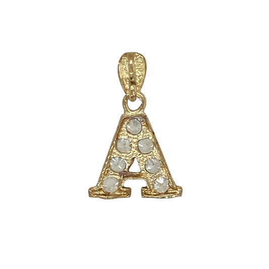 Add a personalised touch to your jewellery collection with this pre-owned 9ct yellow and white gold cubic zirconia set initial “A” pendant, combining classic styling with delicate sparkle. A meaningful piece perfect for everyday wear or thoughtful gifting.

Design: The pendant is shaped as the letter “A” and features sparkling cubic zirconia stones set within the design, adding eye-catching brilliance while maintaining a refined and elegant profile.