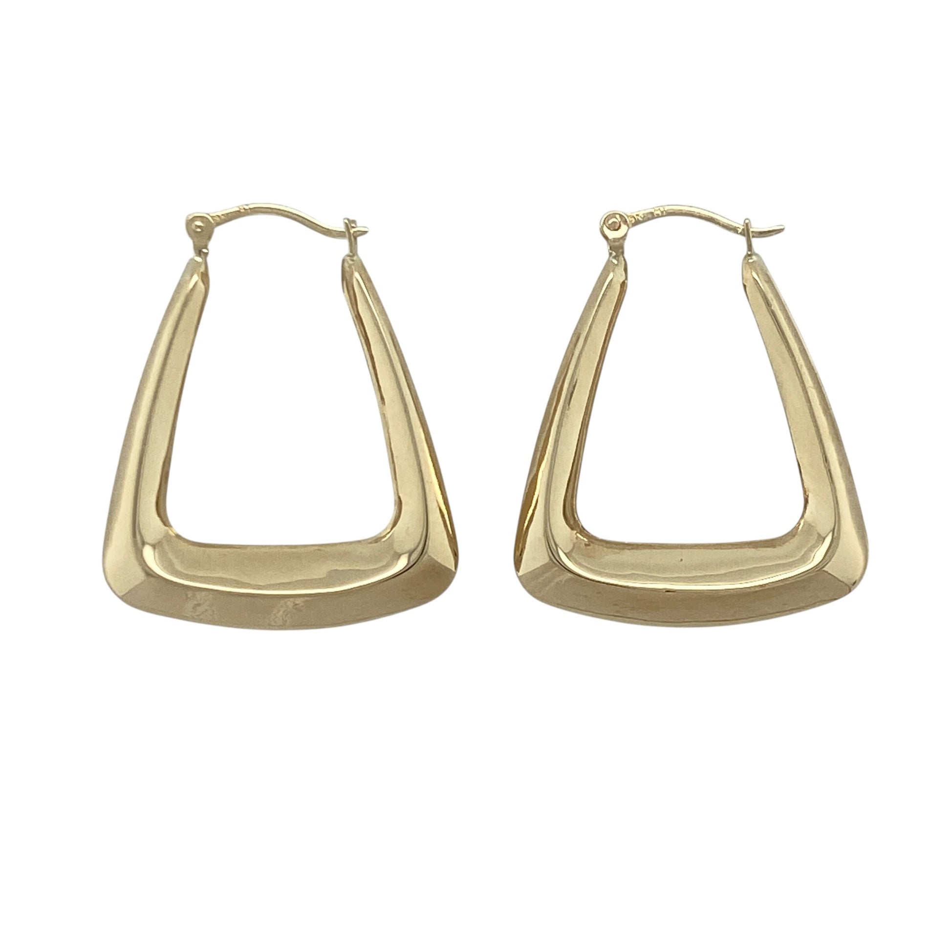 9ct Gold Handbag Creole Earrings