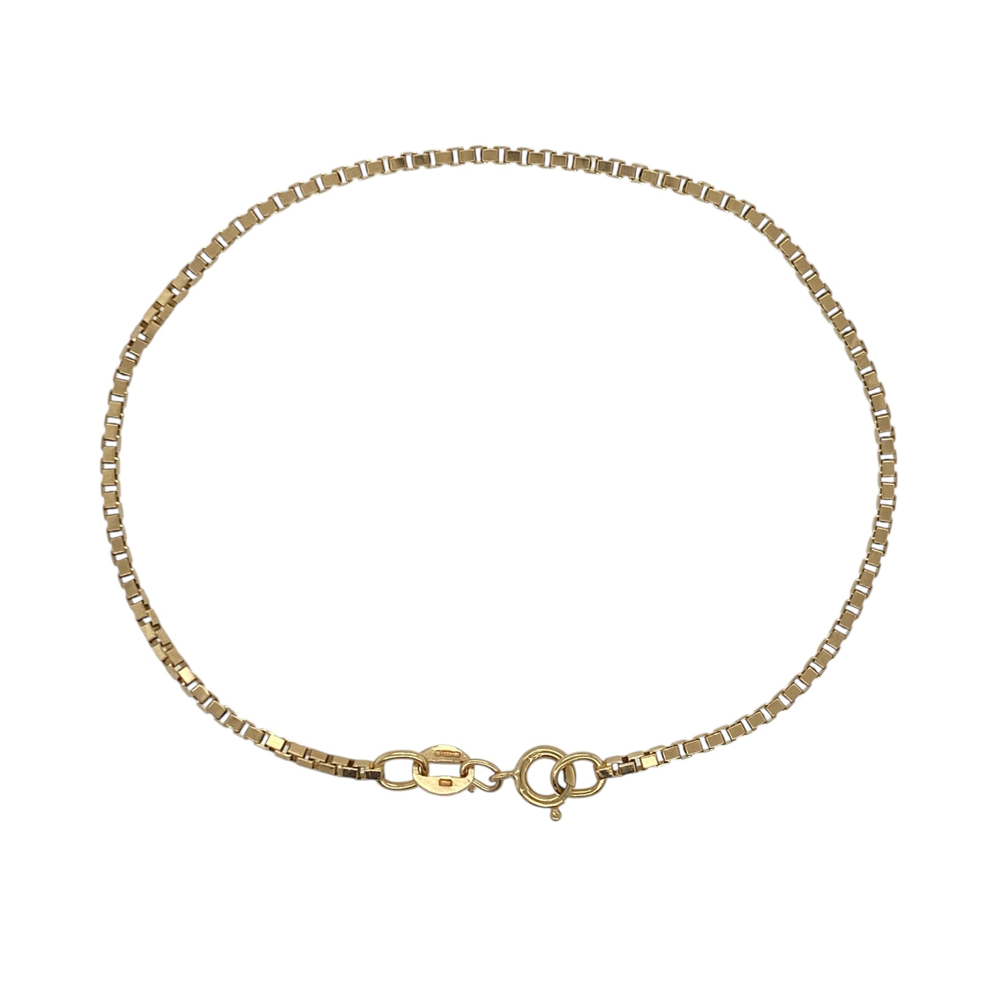 9ct Gold 7" Box Bracelet