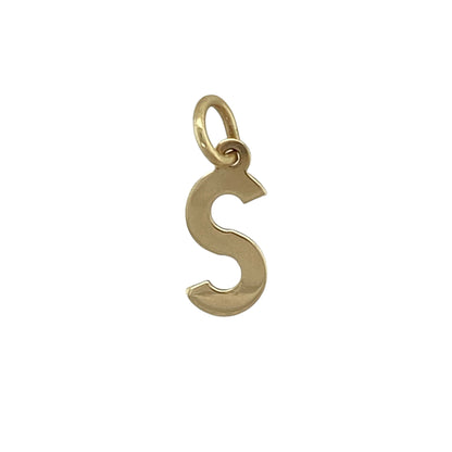 9ct Gold Initial 'S' Pendant