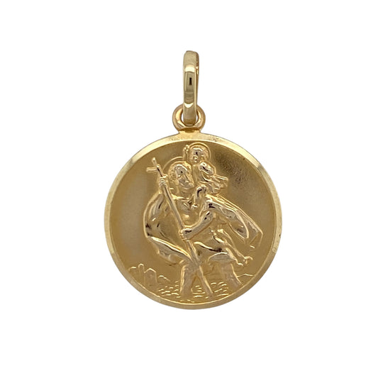 9ct Gold St Christopher Pendant