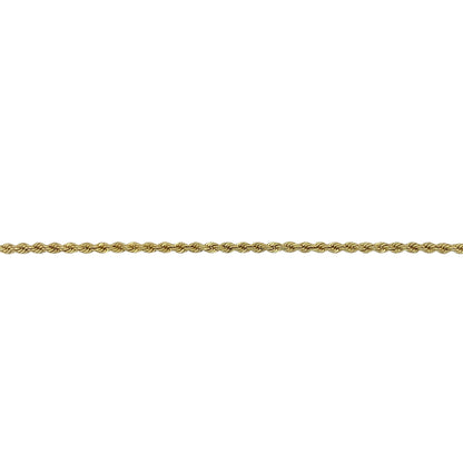9ct Gold 7" Rope Bracelet