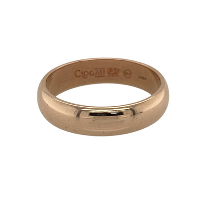 9ct Gold Clogau 5mm Cariad Wedding Band Ring