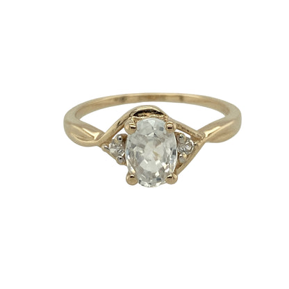 9ct Gold & Cubic Zirconia Set Ring