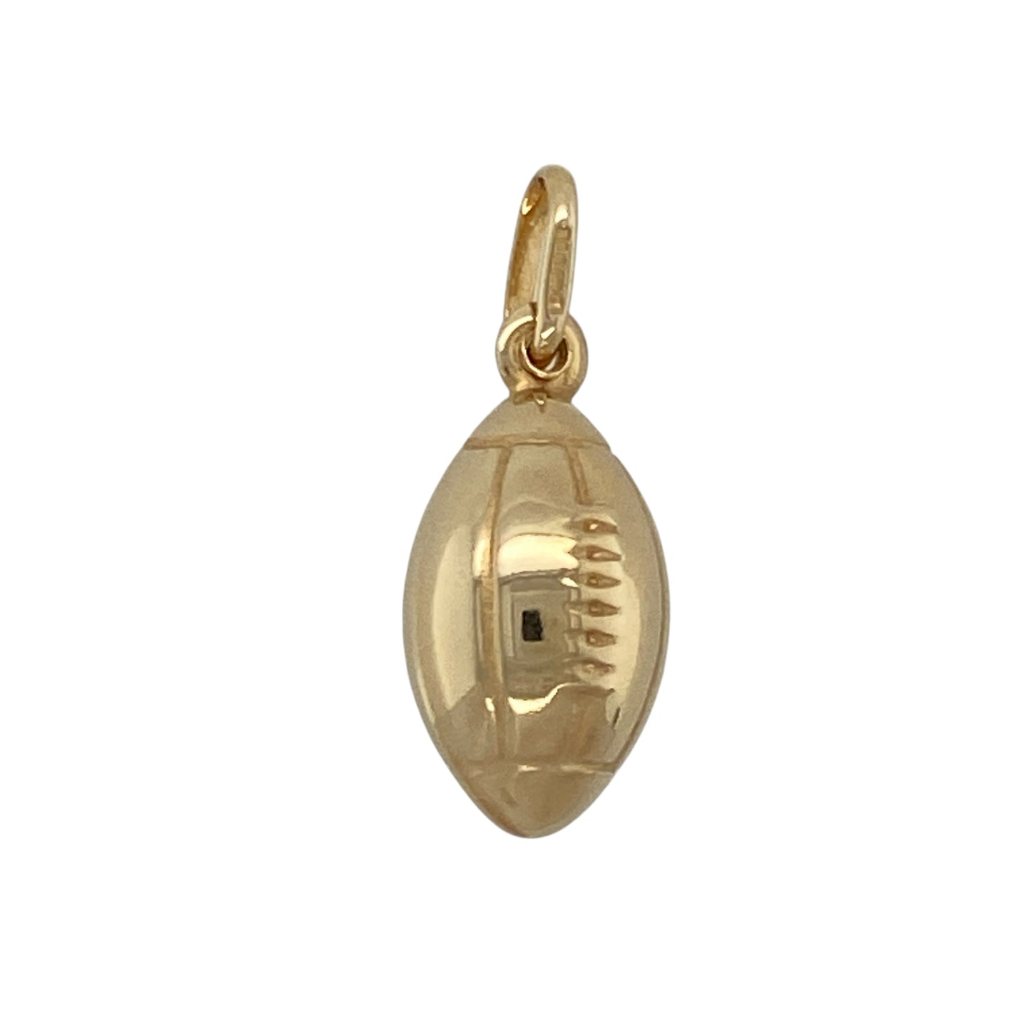 9ct Gold Welsh Rugby Ball Pendant