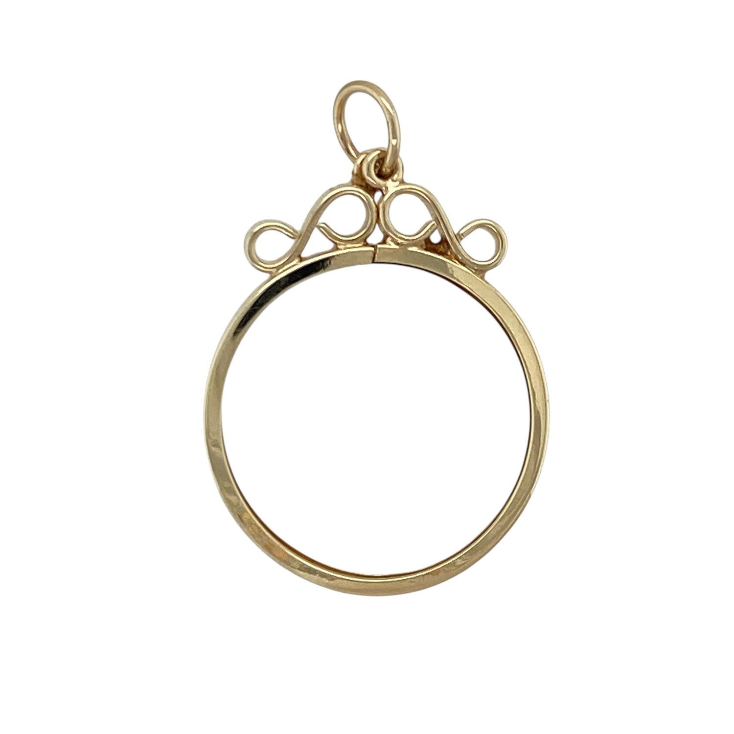 9ct Gold Full Sovereign Mount Pendant