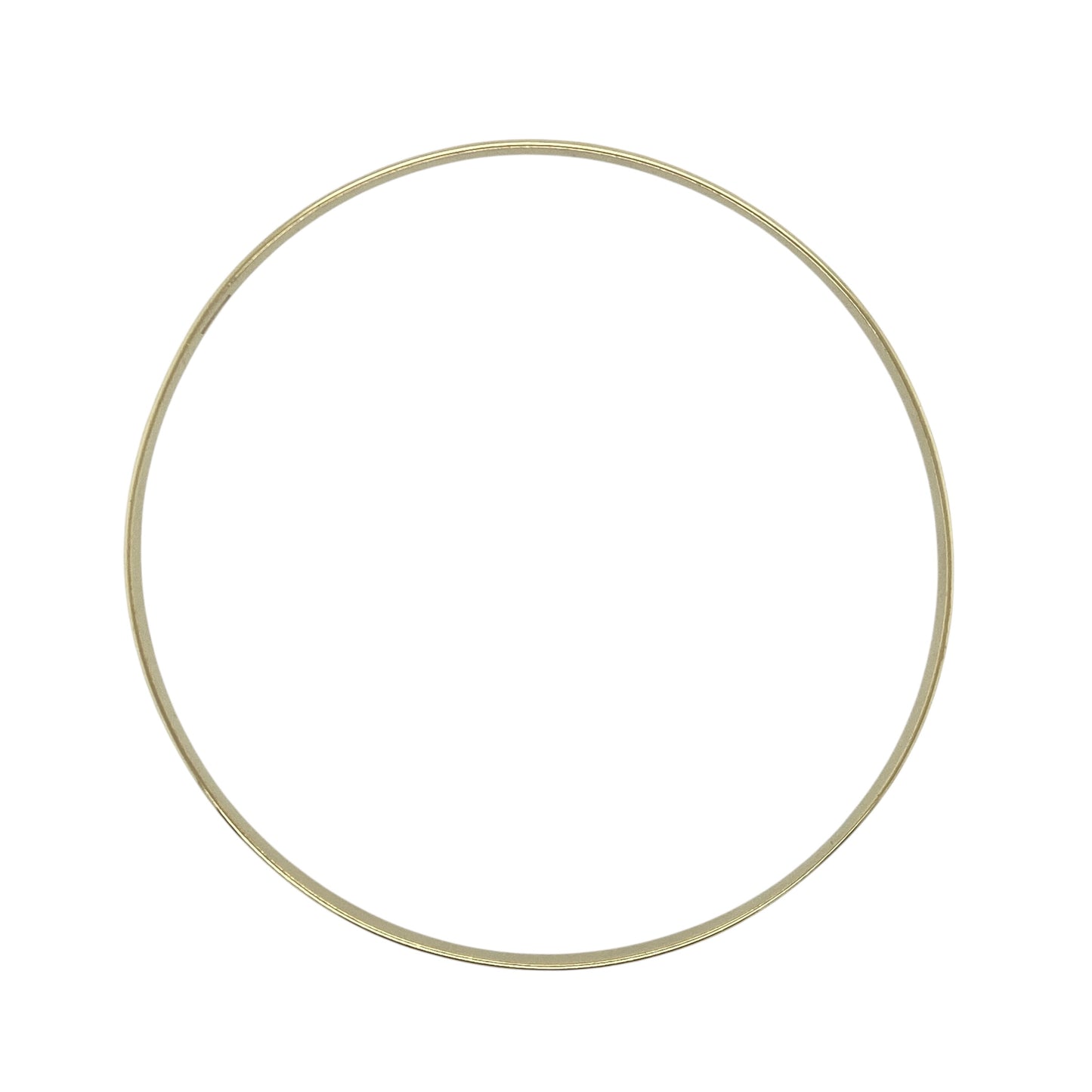 9ct Solid Gold Plain Bangle