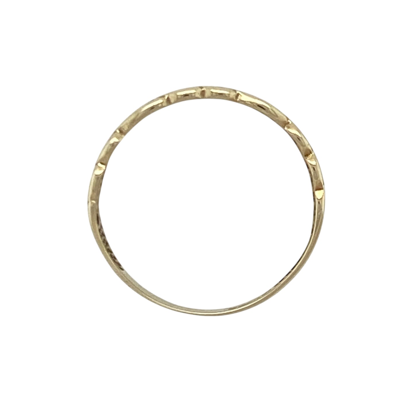 9ct Gold Open Celtic Knot Band Ring