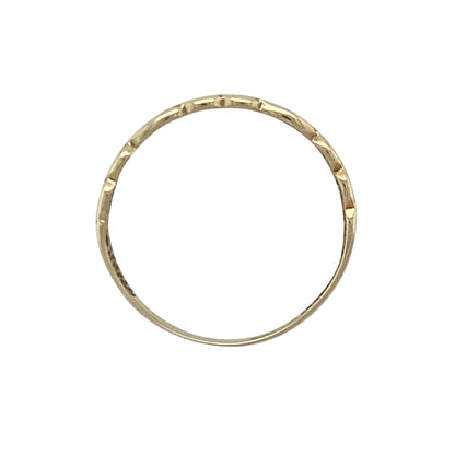 9ct Gold Open Celtic Knot Band Ring