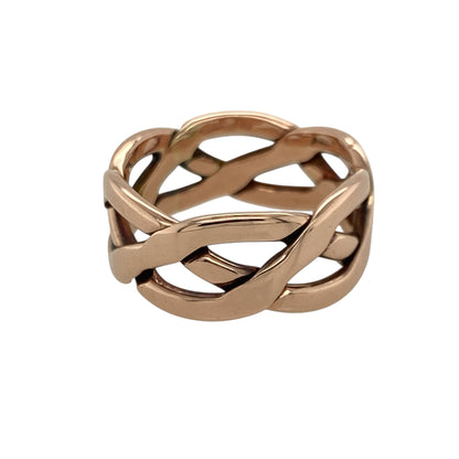 9ct Gold Clogau Celtic Open Weave Band Ring
