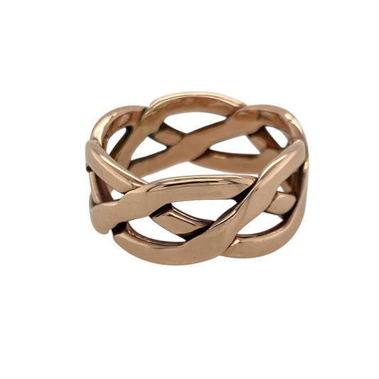 9ct Gold Clogau Celtic Open Weave Band Ring