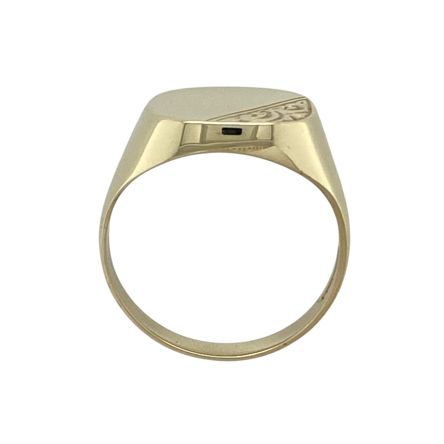 9ct Gold Patterned Signet Ring