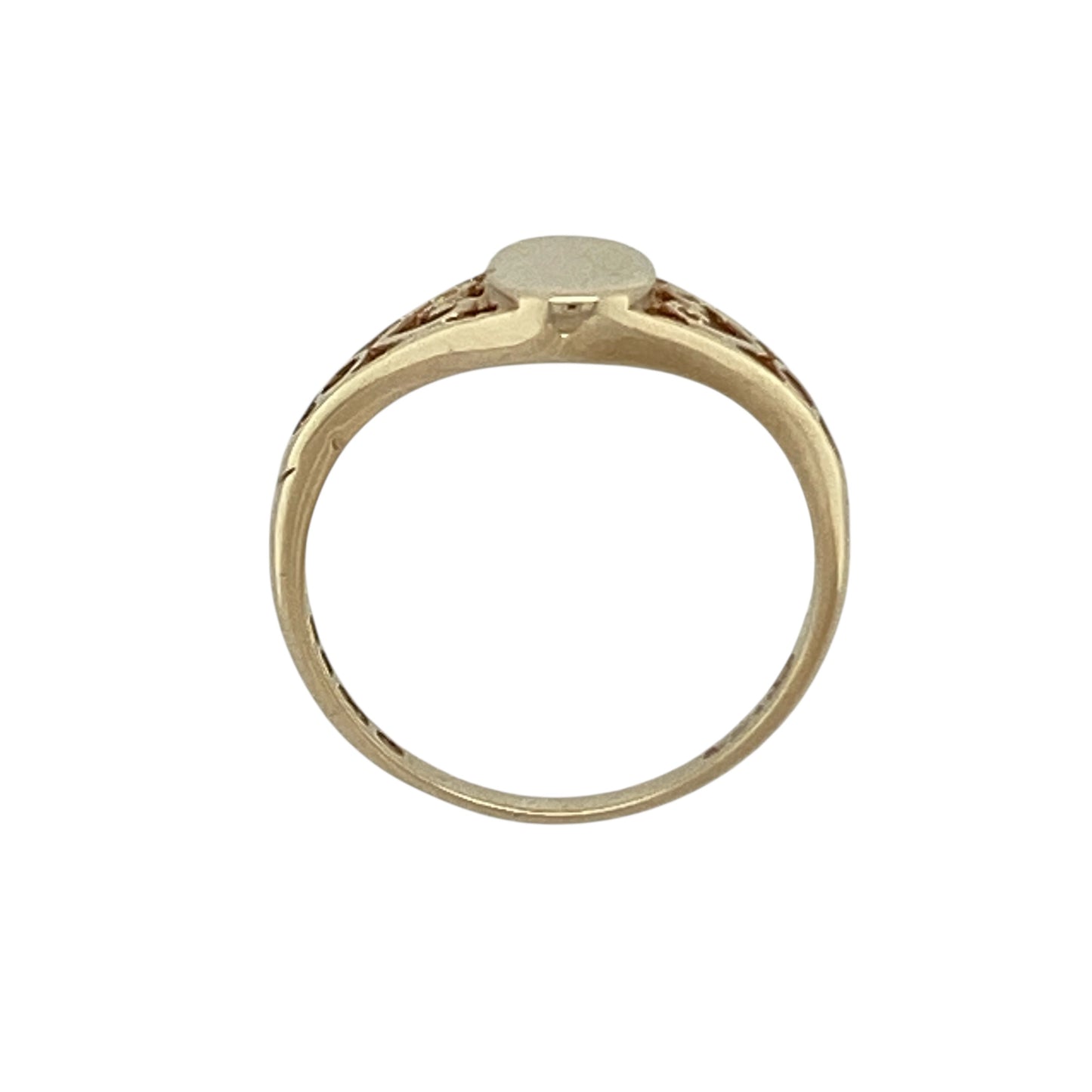 9ct Gold Oval Signet Ring