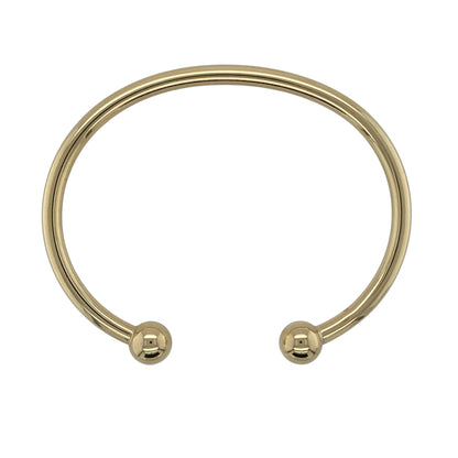 9ct Solid Gold Torque Bangle