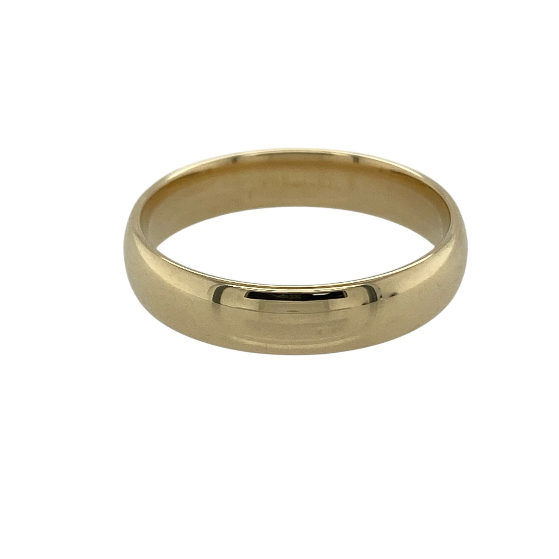 9ct Gold 4mm Wedding Band Ring