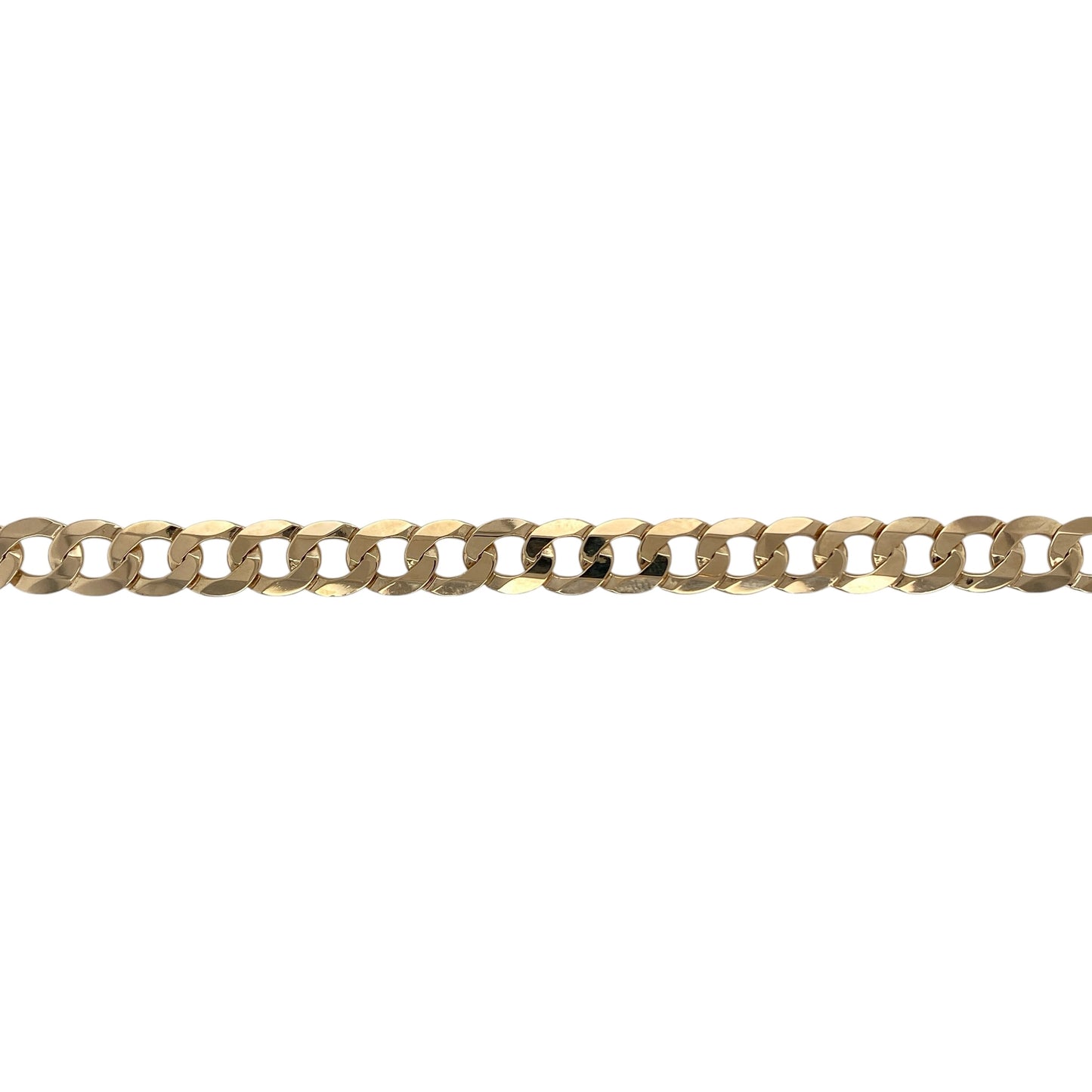 9ct Gold 8" Curb Bracelet