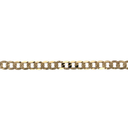 9ct Gold 8" Curb Bracelet