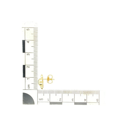 9ct Gold Amethyst & Opalique Set Clogau Stud Earrings