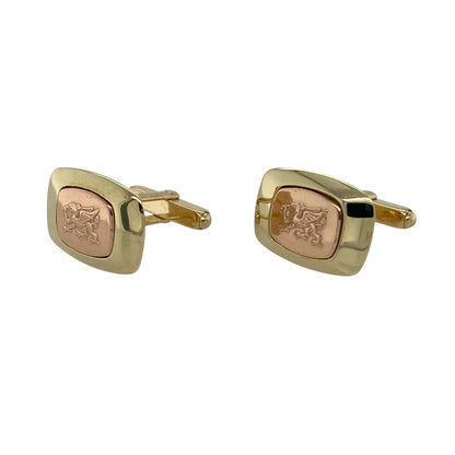 9ct Gold Clogau Welsh Dragon Cufflinks