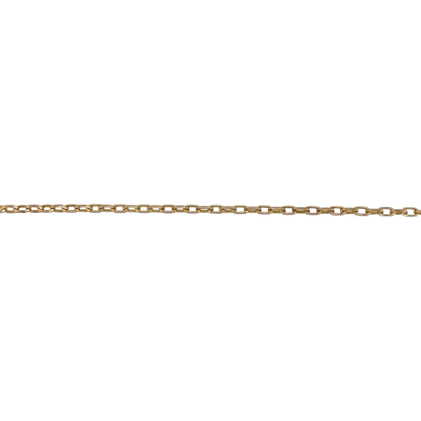 9ct Gold 16" Faceted Belcher Chain