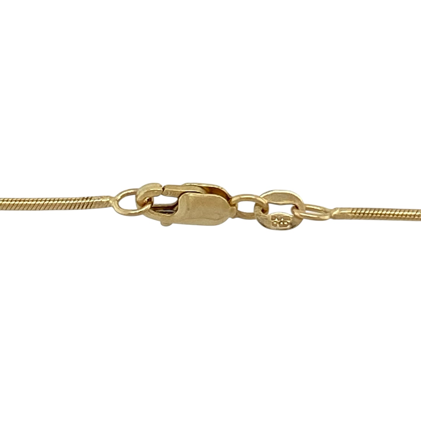 9ct Gold & Diamond Set Kiss 16" Necklace
