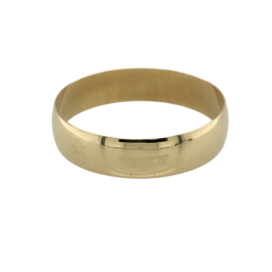 9ct Gold 5mm Wedding Band Ring