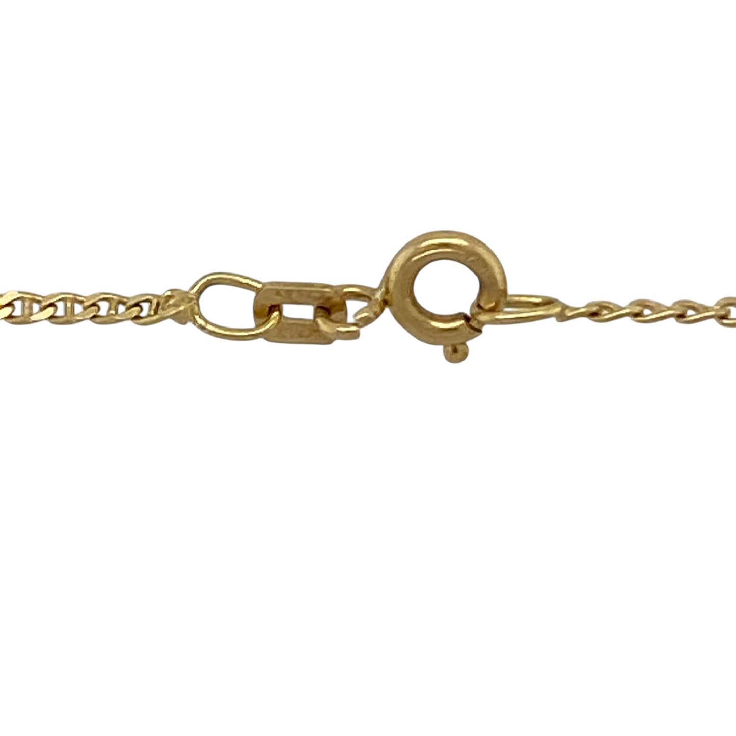 18ct Gold & Opalique 16" Necklace
