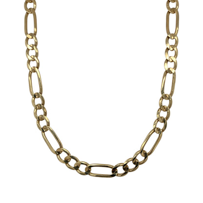 9ct Gold 18" Figaro Chain